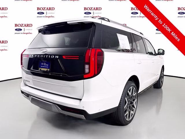 2025 White Metallic Ford Expedition Platinum 4X4 SUV