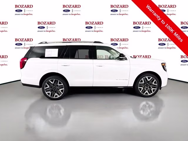 2025 White Metallic Ford Expedition Platinum 4X4 SUV