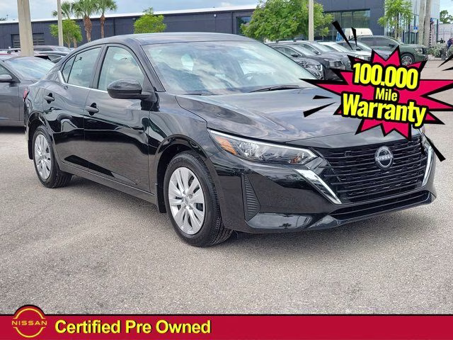 2025 Super Black Nissan Sentra S FWD Sedan