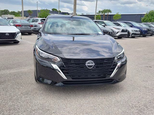 2025 Super Black Nissan Sentra S FWD Sedan