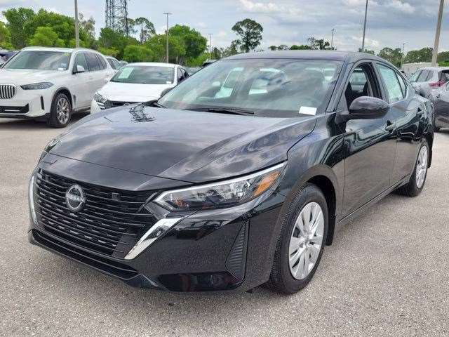2025 Super Black Nissan Sentra S FWD Sedan