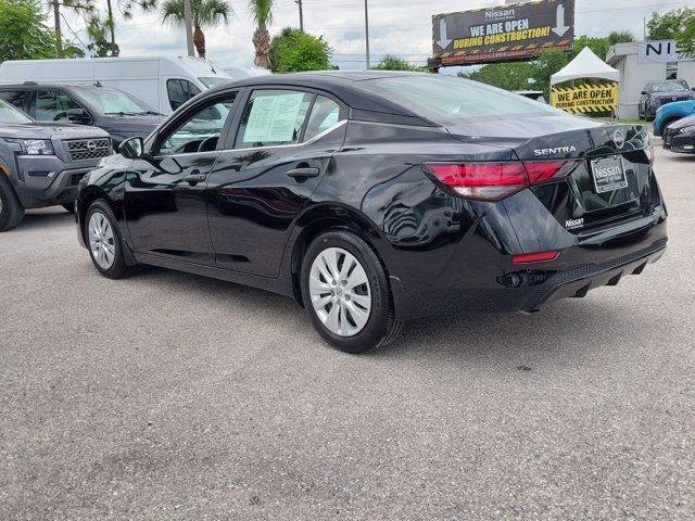 2025 Super Black Nissan Sentra S FWD Sedan