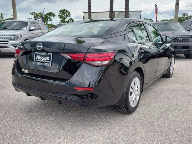 2025 Super Black Nissan Sentra S FWD Sedan