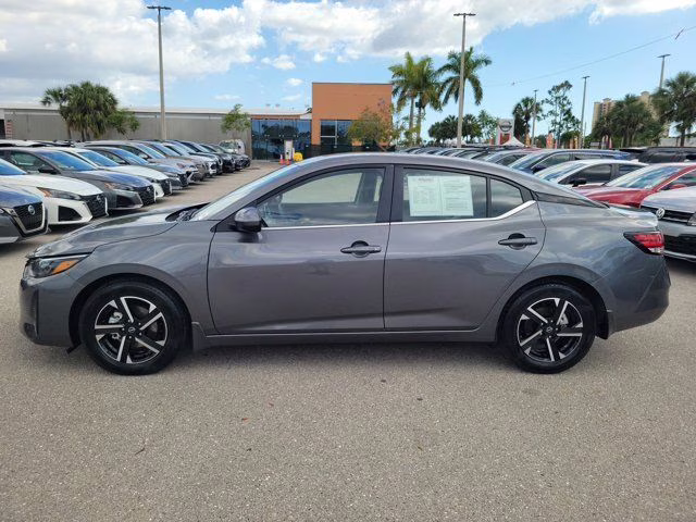 2025 Gun Metallic Nissan Sentra SV FWD Sedan