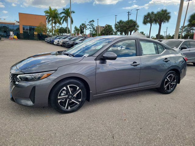 2025 Gun Metallic Nissan Sentra SV FWD Sedan