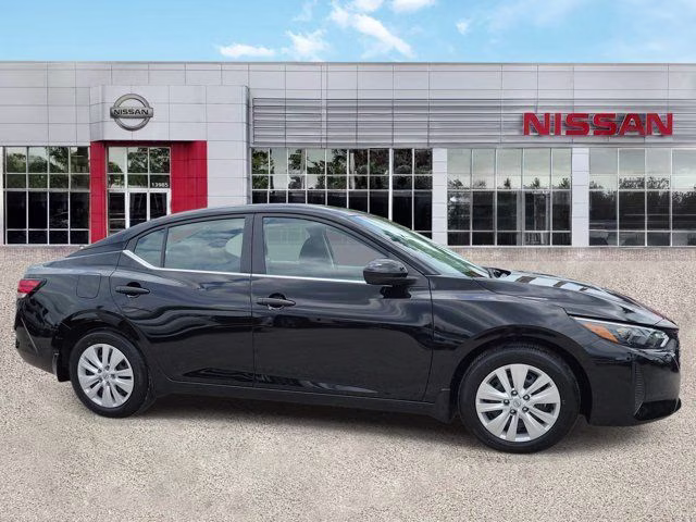 2025 Super Black Nissan Sentra S FWD Sedan