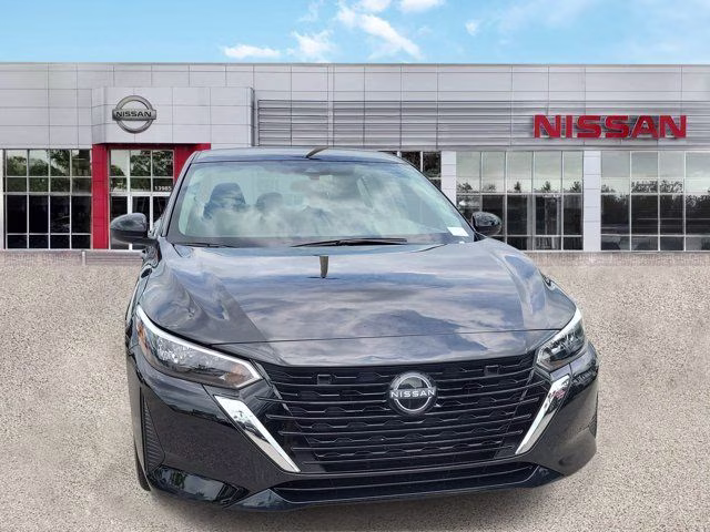 2025 Super Black Nissan Sentra S FWD Sedan