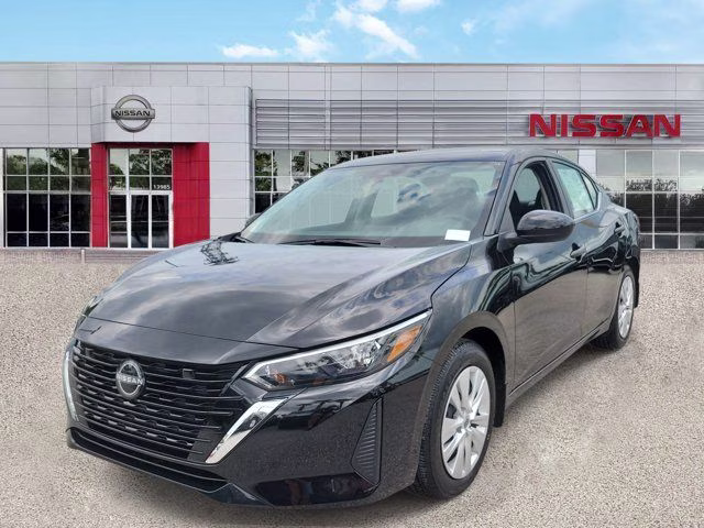 2025 Super Black Nissan Sentra S FWD Sedan