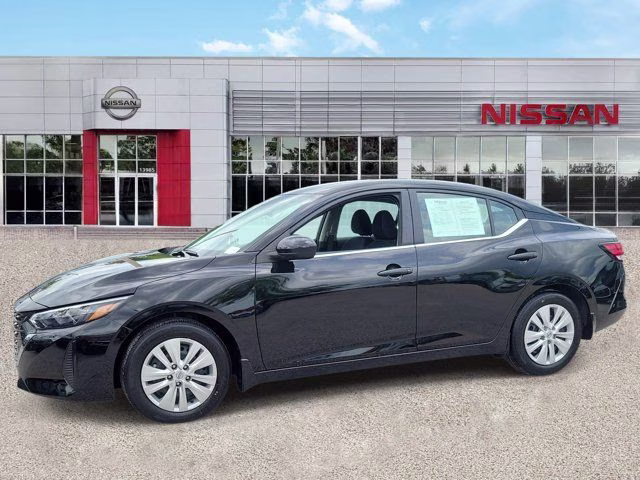 2025 Super Black Nissan Sentra S FWD Sedan