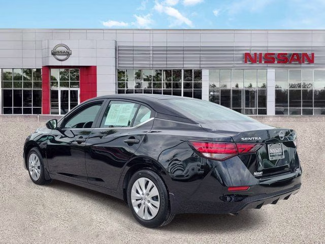 2025 Super Black Nissan Sentra S FWD Sedan