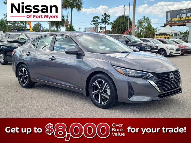 2025 Gun Metallic Nissan Sentra SV FWD Sedan