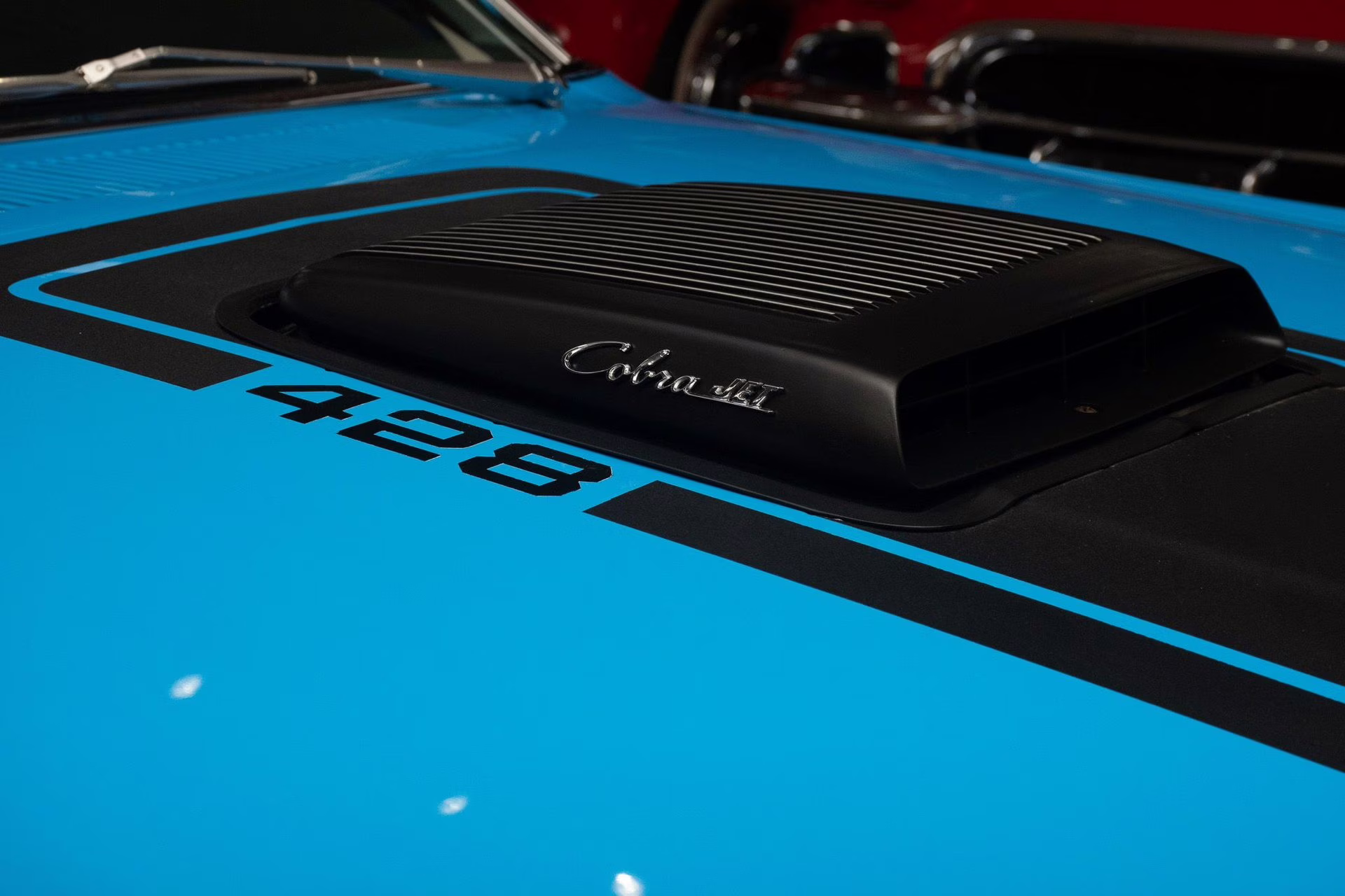 1970 Grabber Blue Ford Mustang