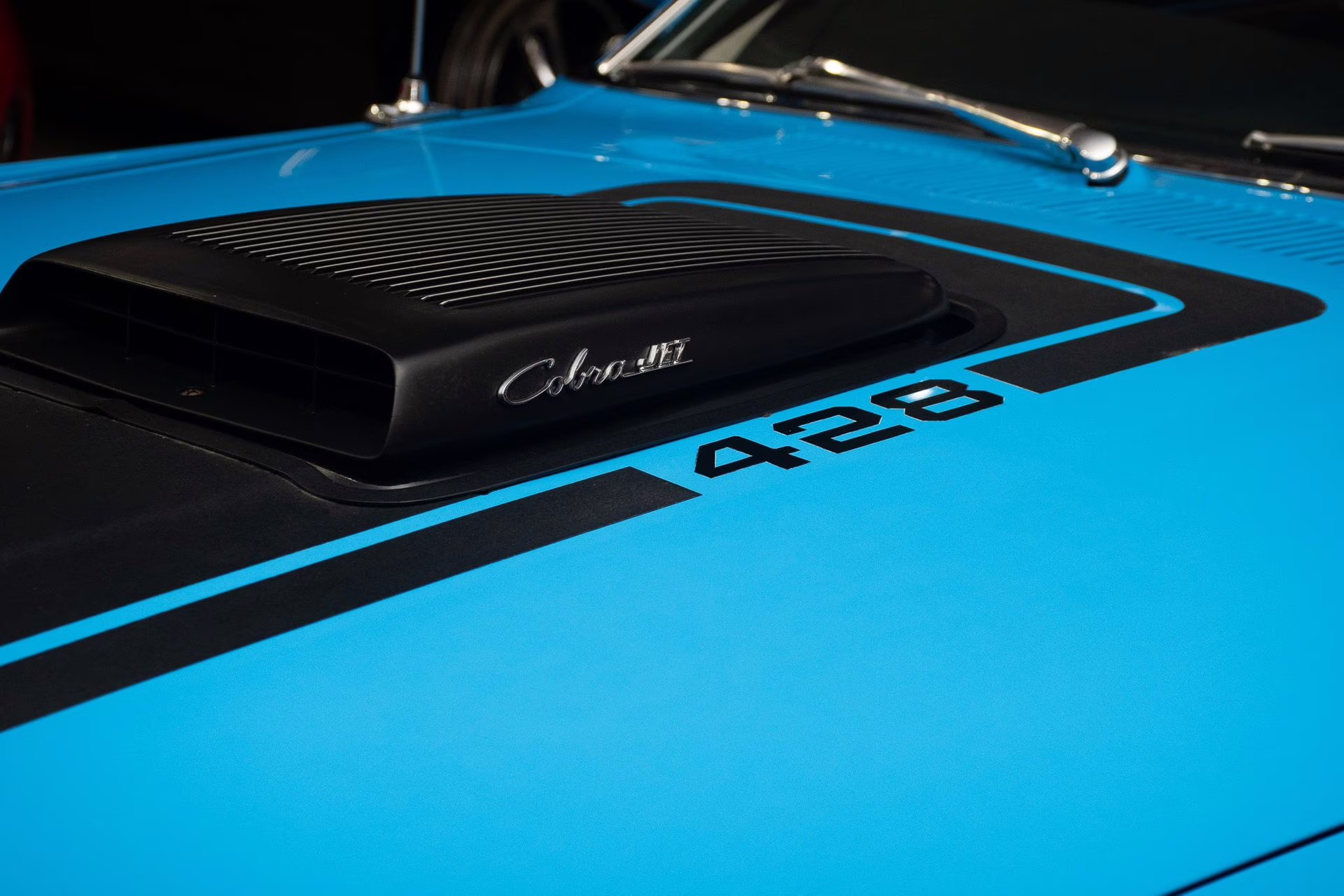 1970 Grabber Blue Ford Mustang