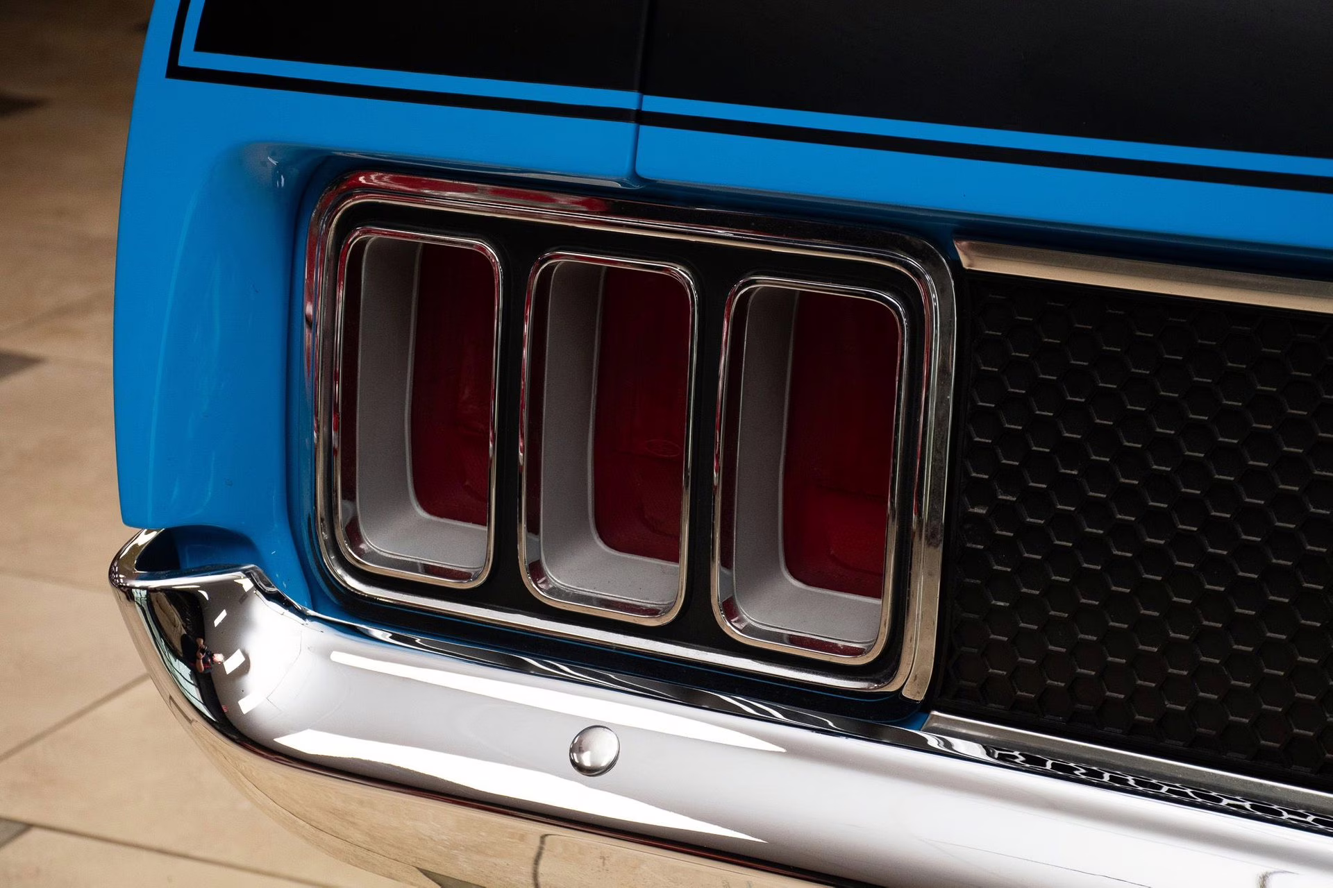 1970 Grabber Blue Ford Mustang
