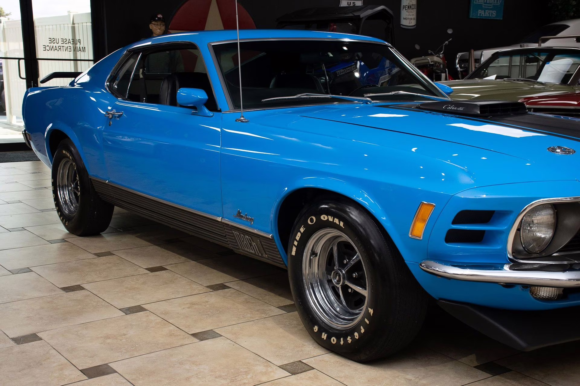 1970 Grabber Blue Ford Mustang