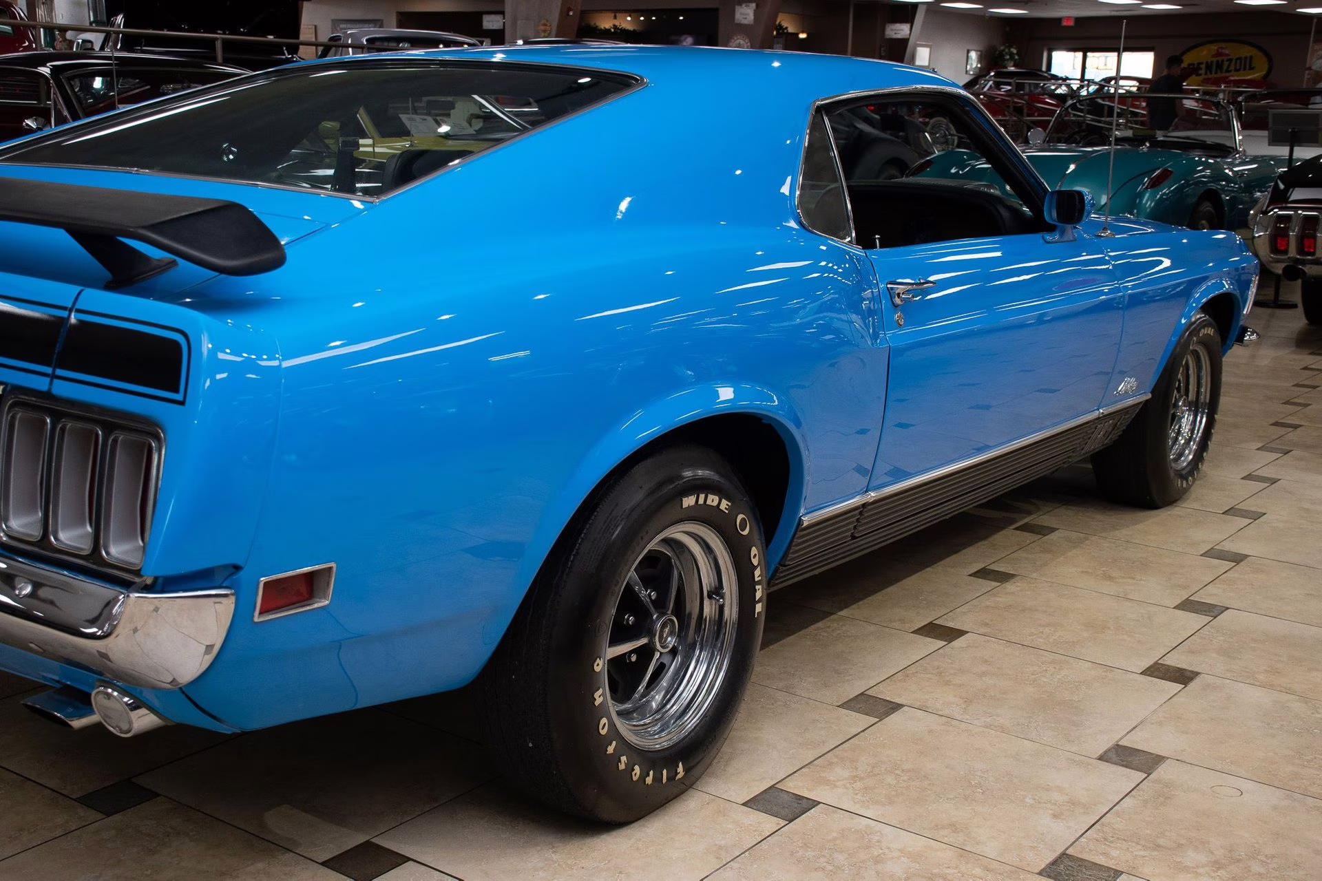 1970 Grabber Blue Ford Mustang