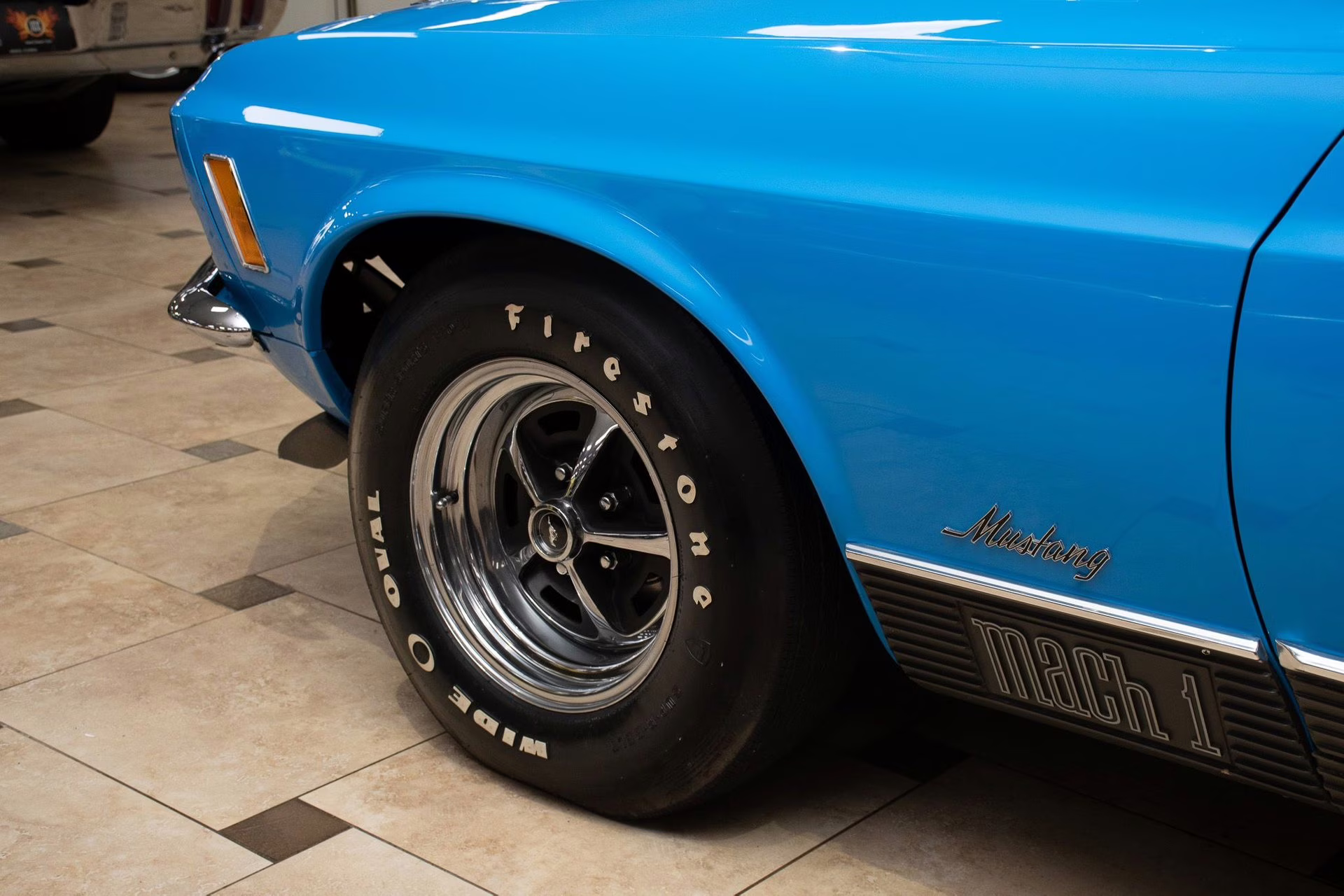 1970 Grabber Blue Ford Mustang