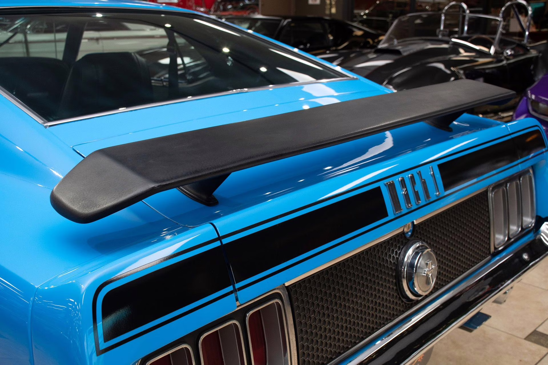1970 Grabber Blue Ford Mustang