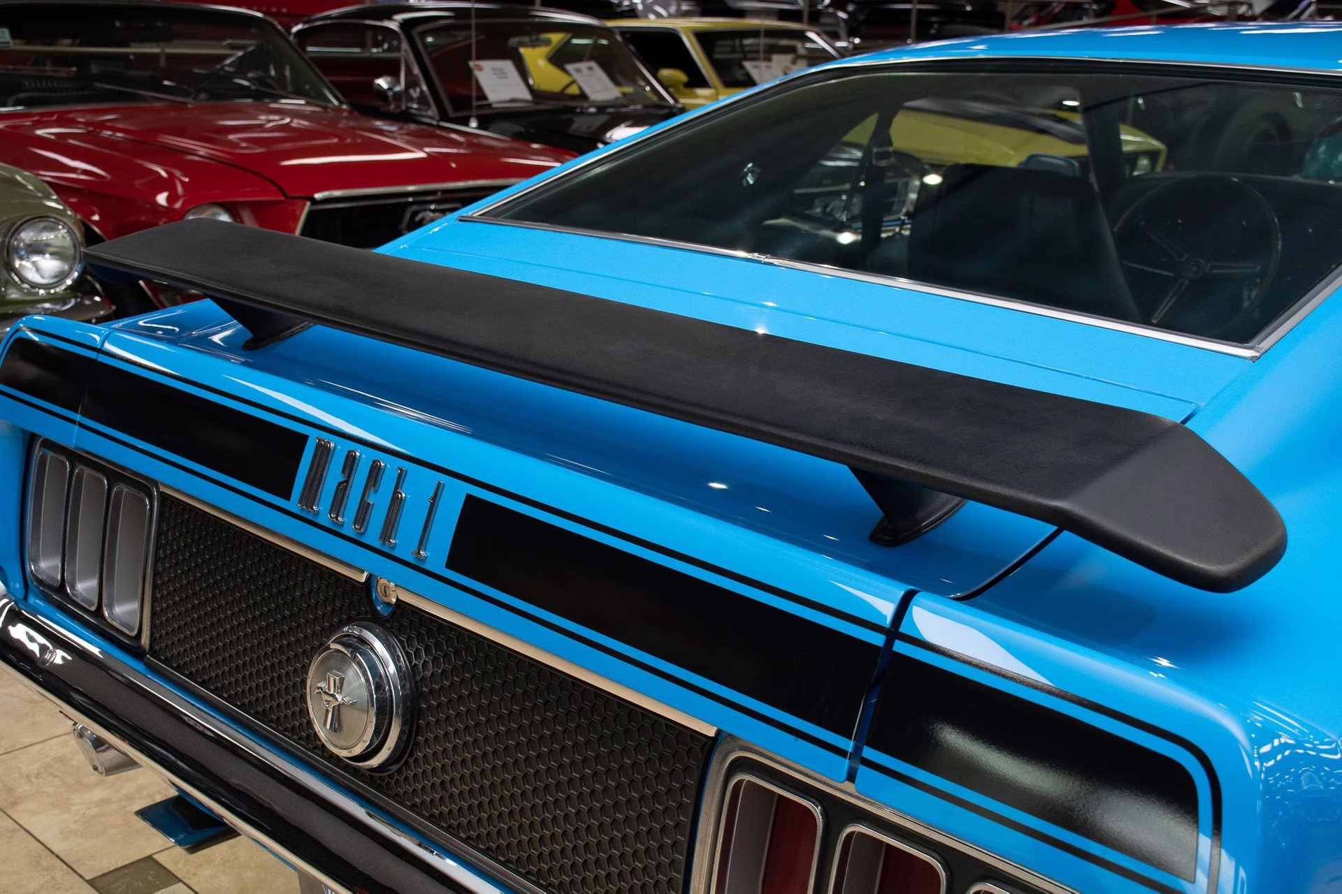 1970 Grabber Blue Ford Mustang