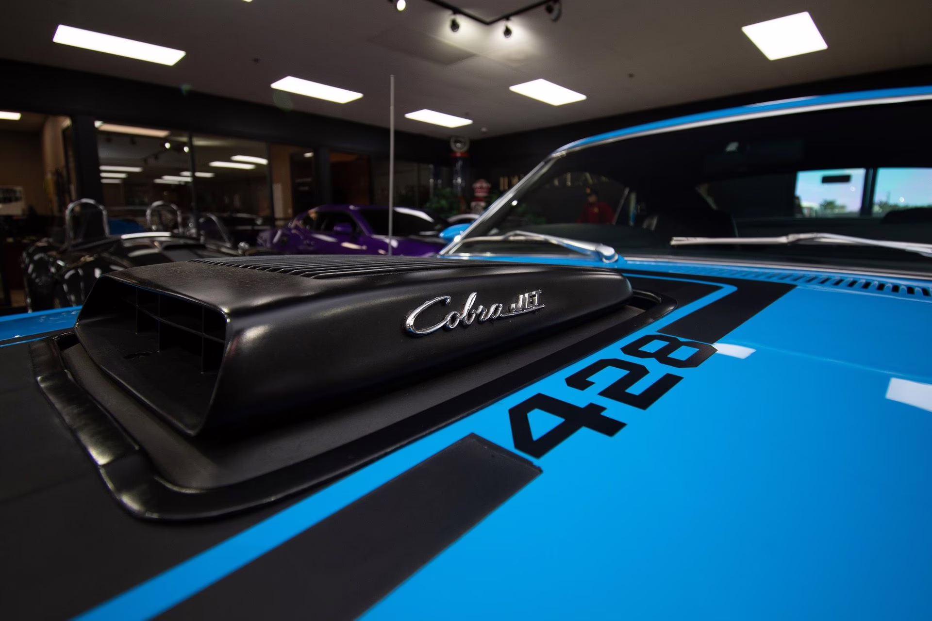 1970 Grabber Blue Ford Mustang