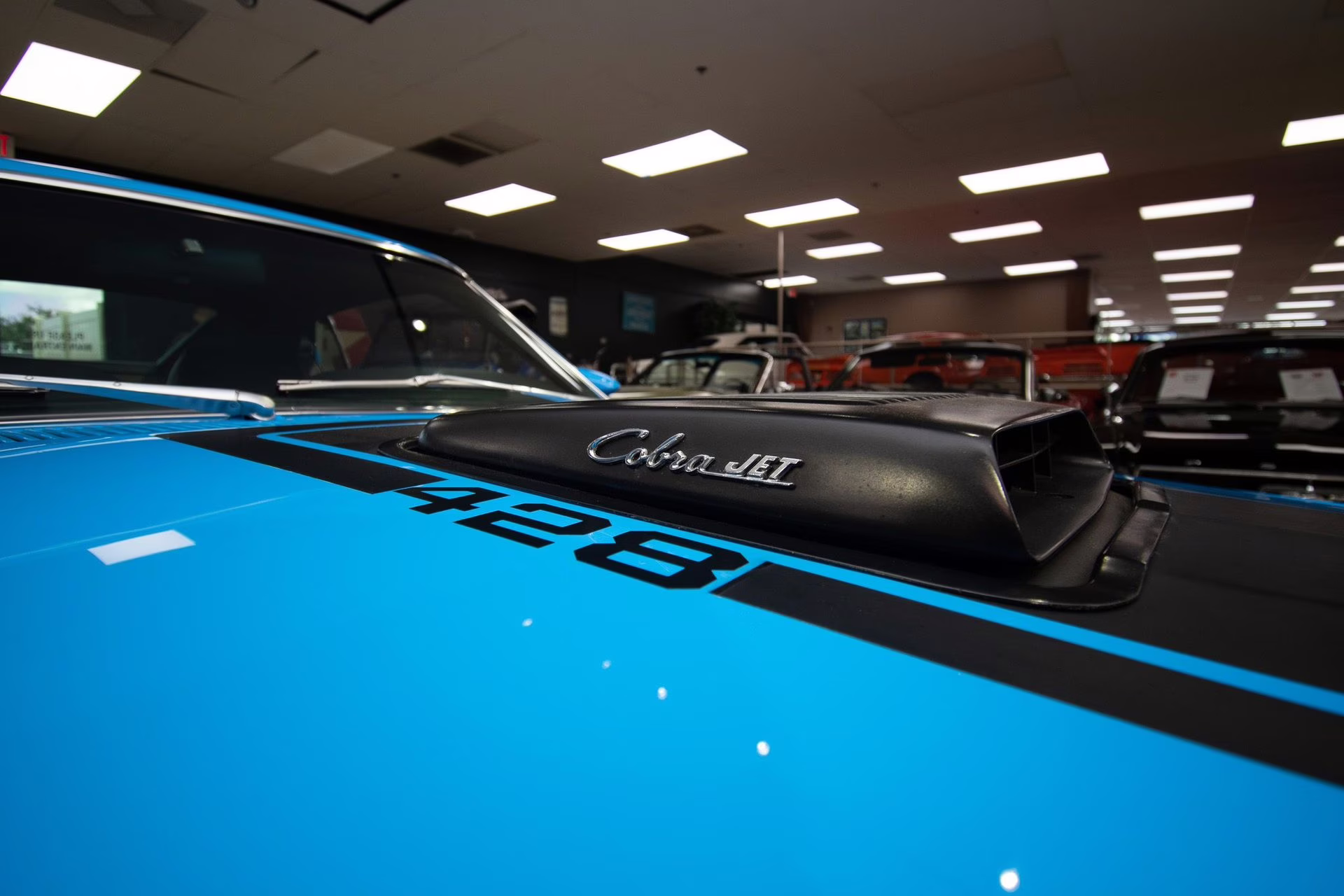 1970 Grabber Blue Ford Mustang