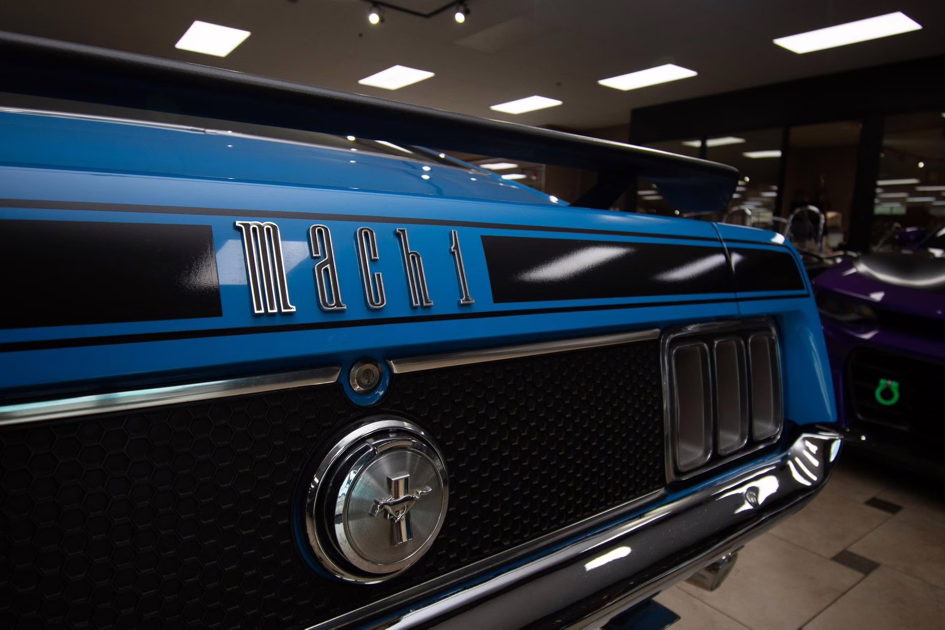 1970 Grabber Blue Ford Mustang