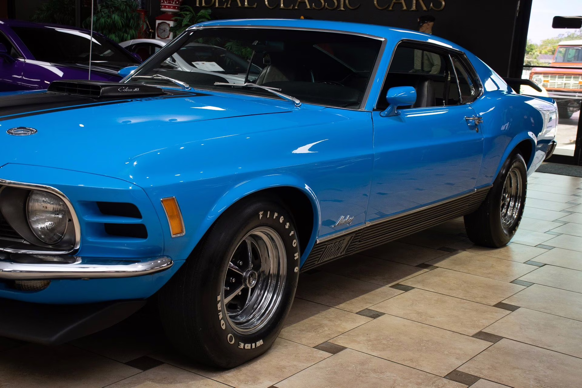 1970 Grabber Blue Ford Mustang