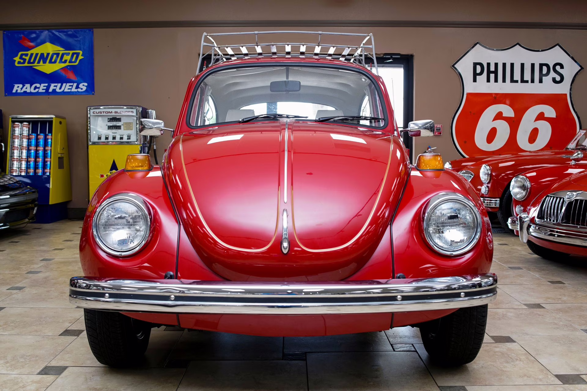 1971 Iberian Red Volkswagen Super Beetle