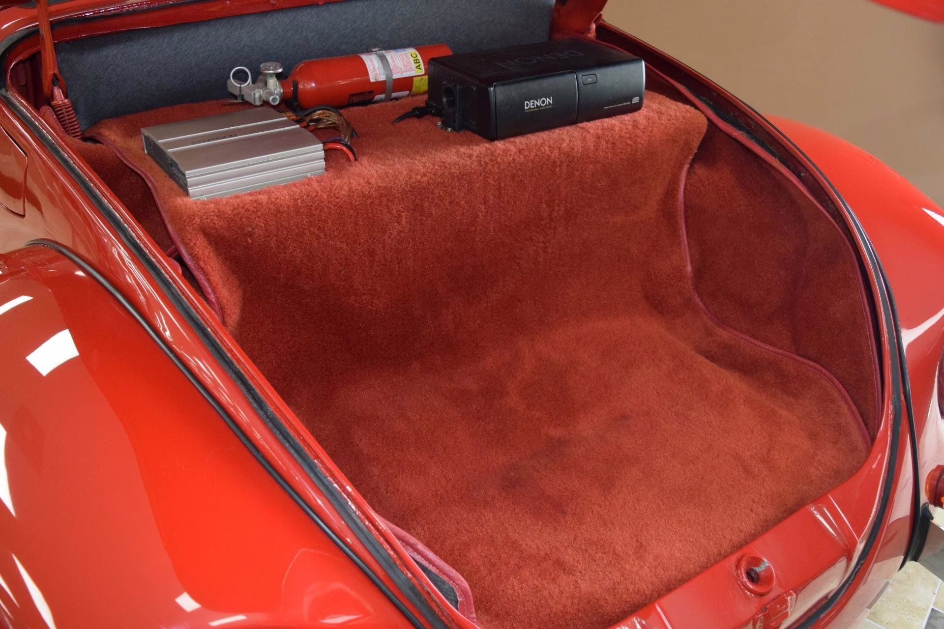 1971 Red Volkswagen Super Beetle Super Beetle