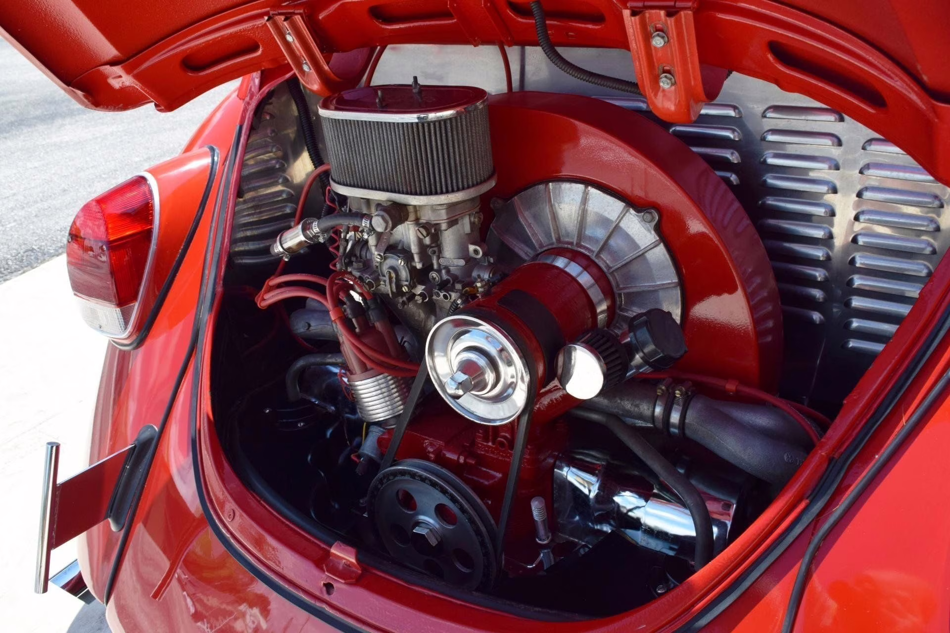 1971 Red Volkswagen Super Beetle Super Beetle