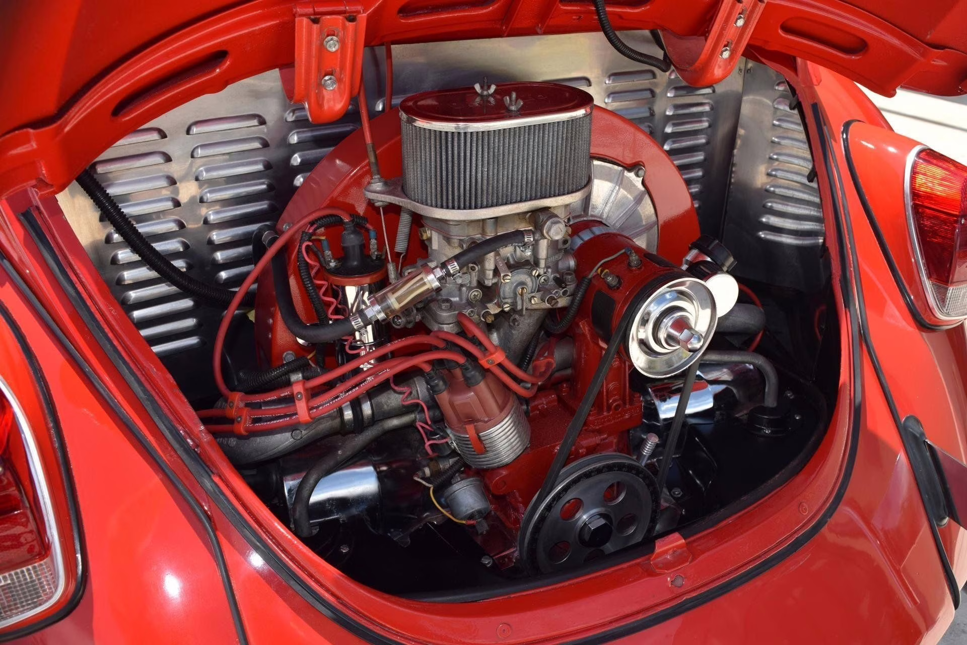 1971 Red Volkswagen Super Beetle Super Beetle