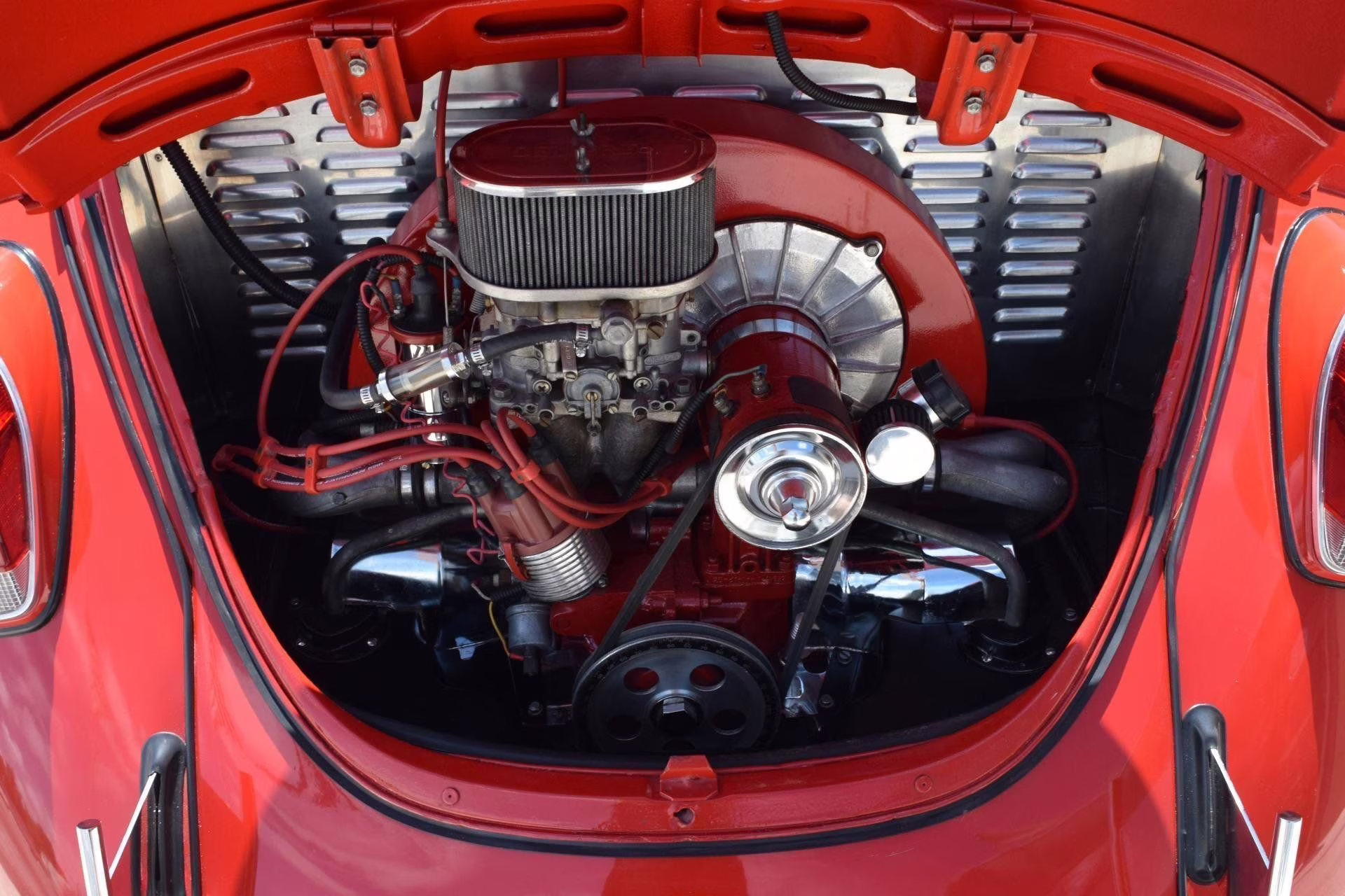 1971 Red Volkswagen Super Beetle Super Beetle