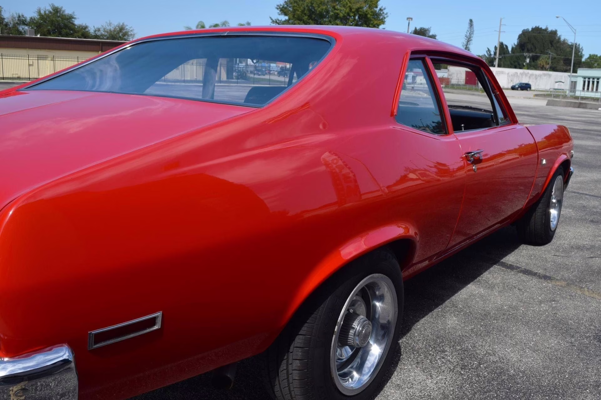 1970 Red Chevrolet Nova Coupe