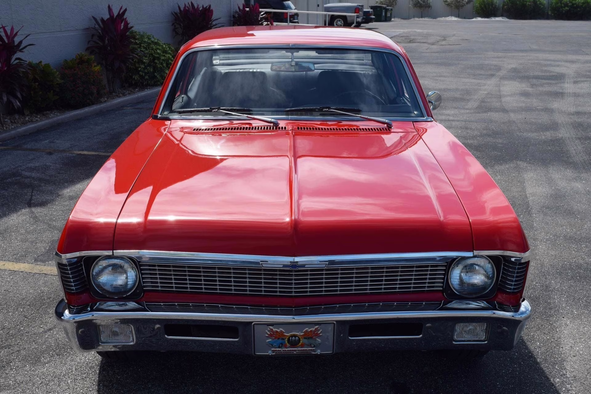 1970 Red Chevrolet Nova Coupe