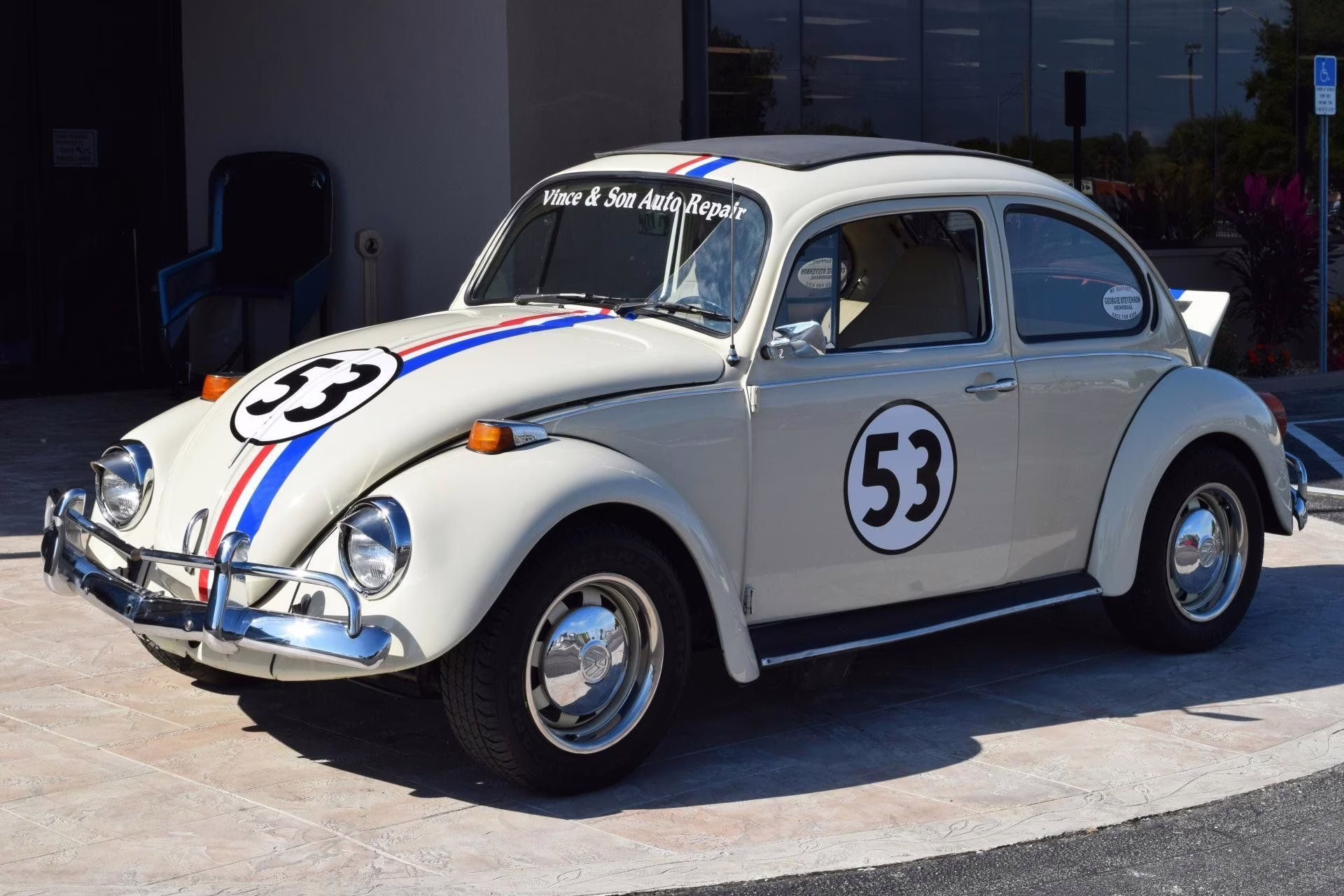 1973 White Z Movie Car Herbie