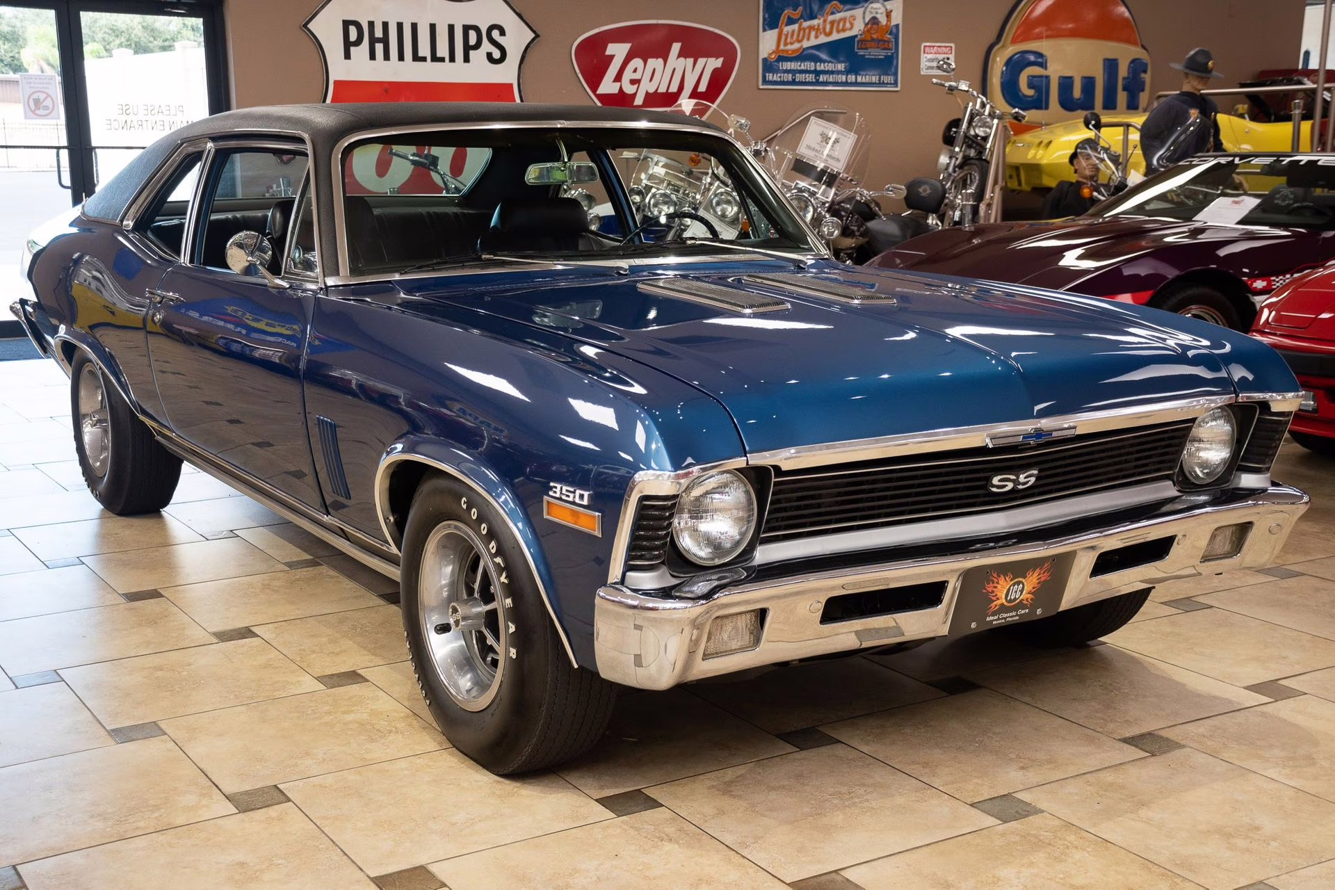 1970 Fathom Blue Chevrolet Nova