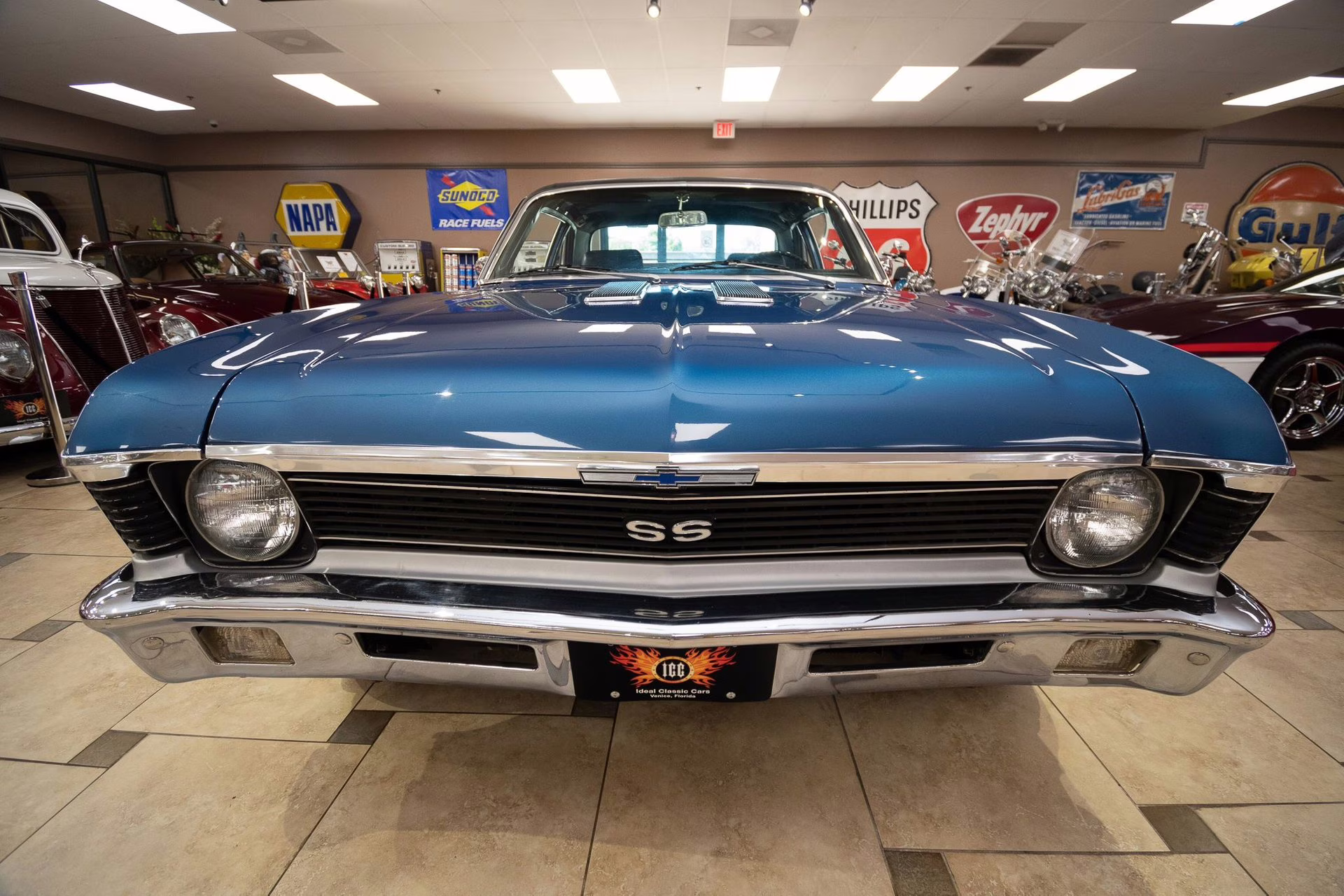 1970 Fathom Blue Chevrolet Nova