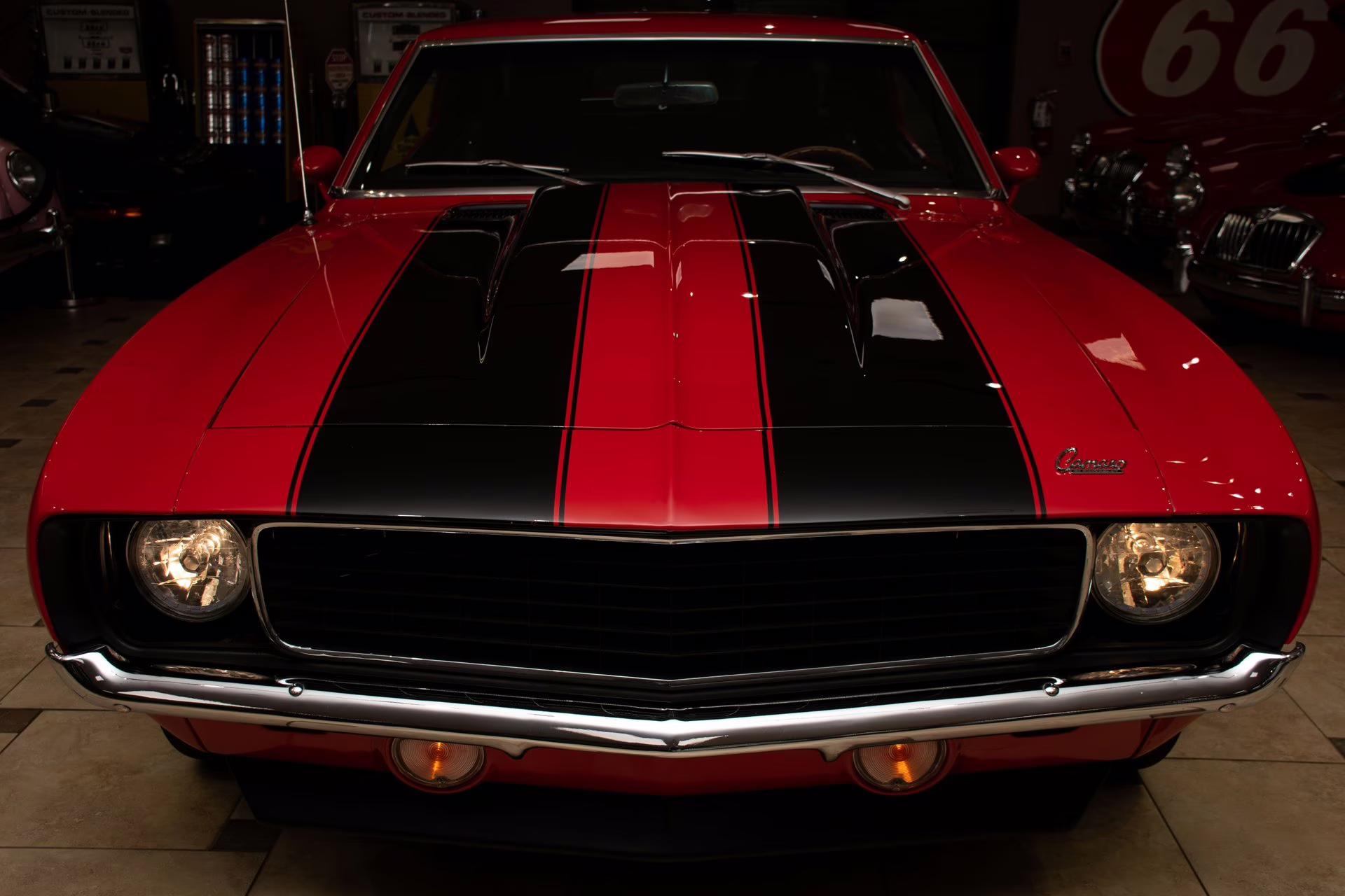 1969 Red Chevrolet Camaro