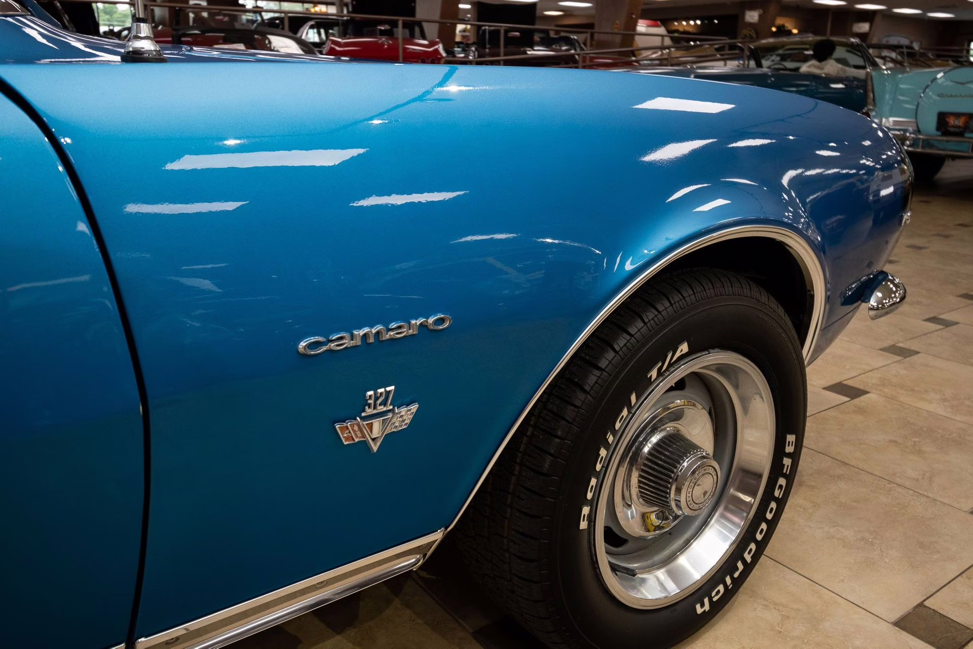 1967 Marina Blue Chevrolet Camaro