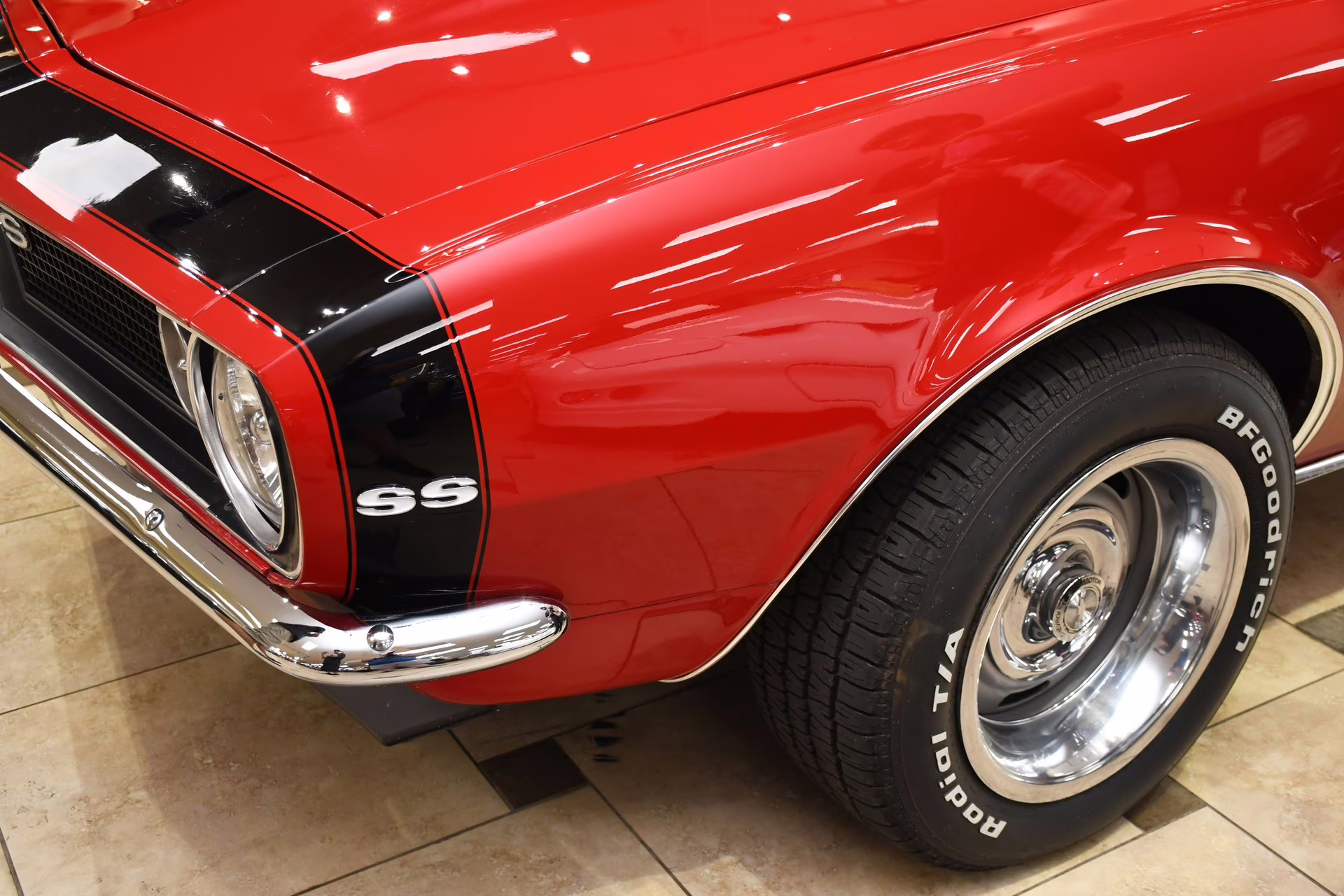 1967 Red Chevrolet Camaro