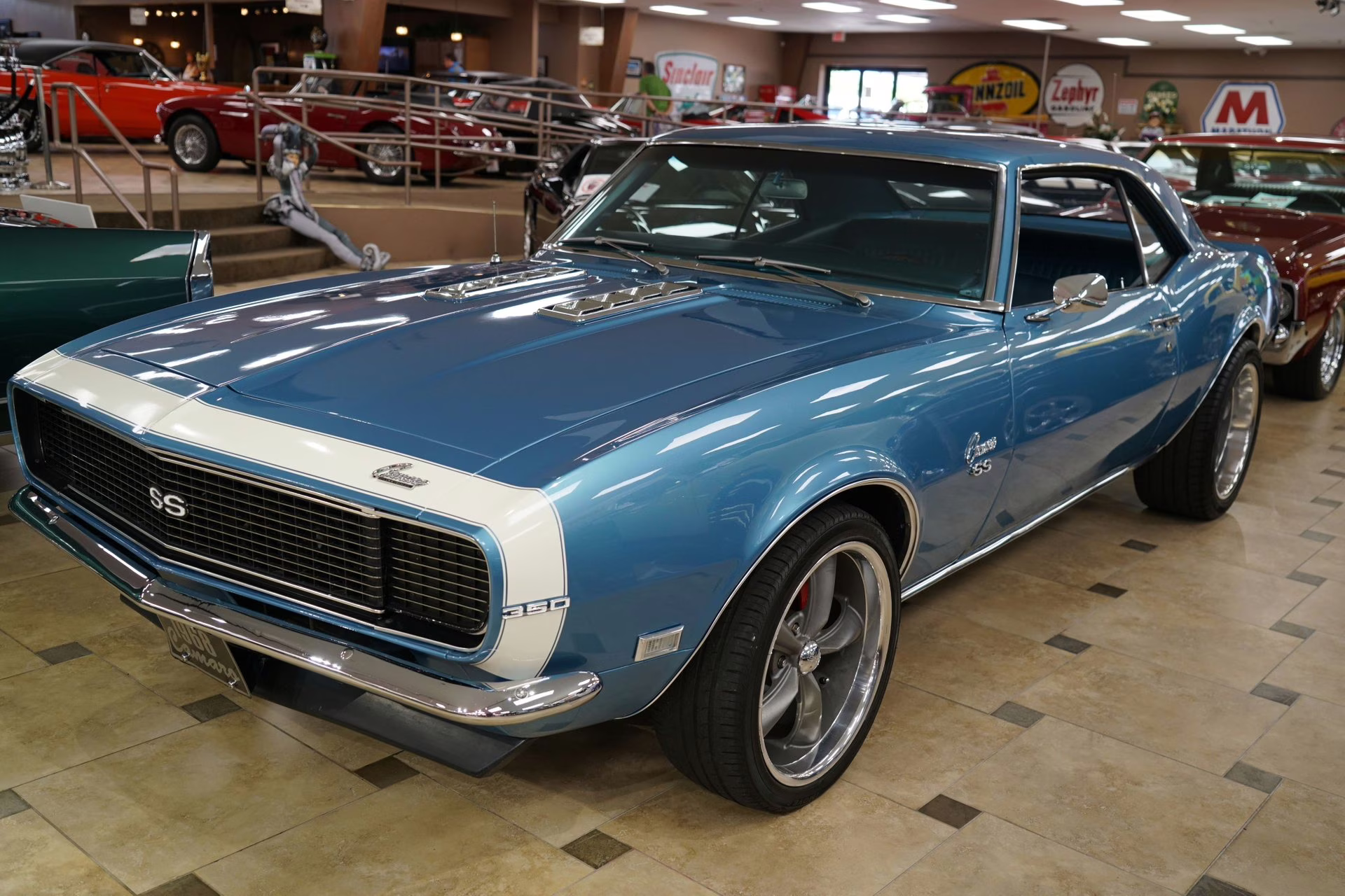 1968 Grotto Blue Chevrolet Camaro