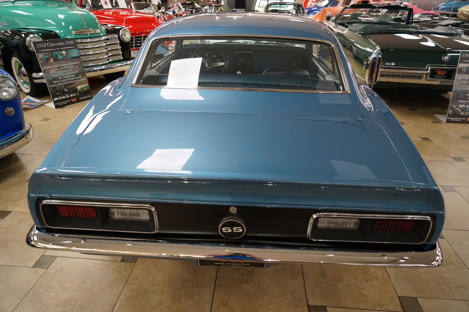 1968 Grotto Blue Chevrolet Camaro