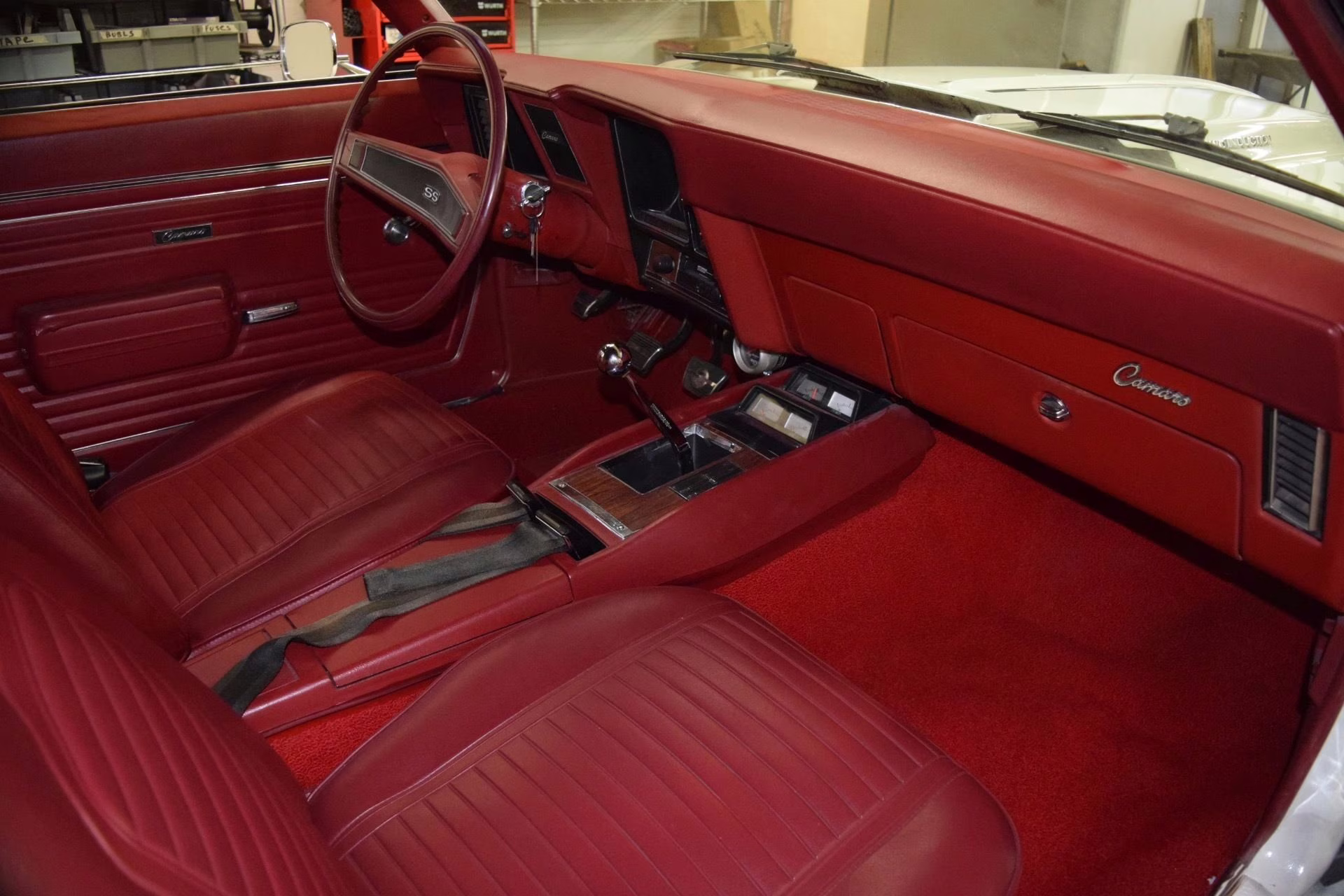 1969 White Chevrolet Camaro