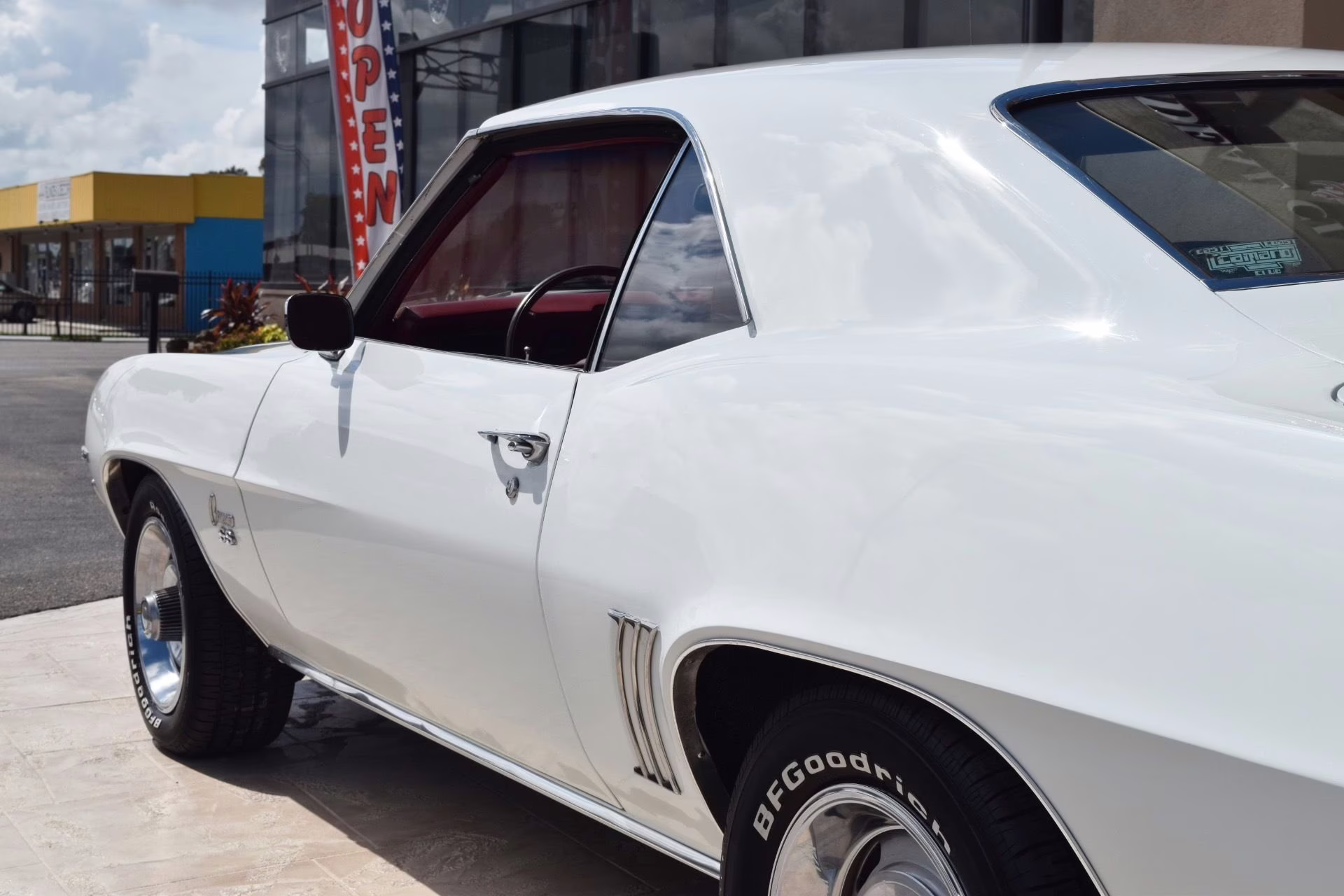 1969 White Chevrolet Camaro