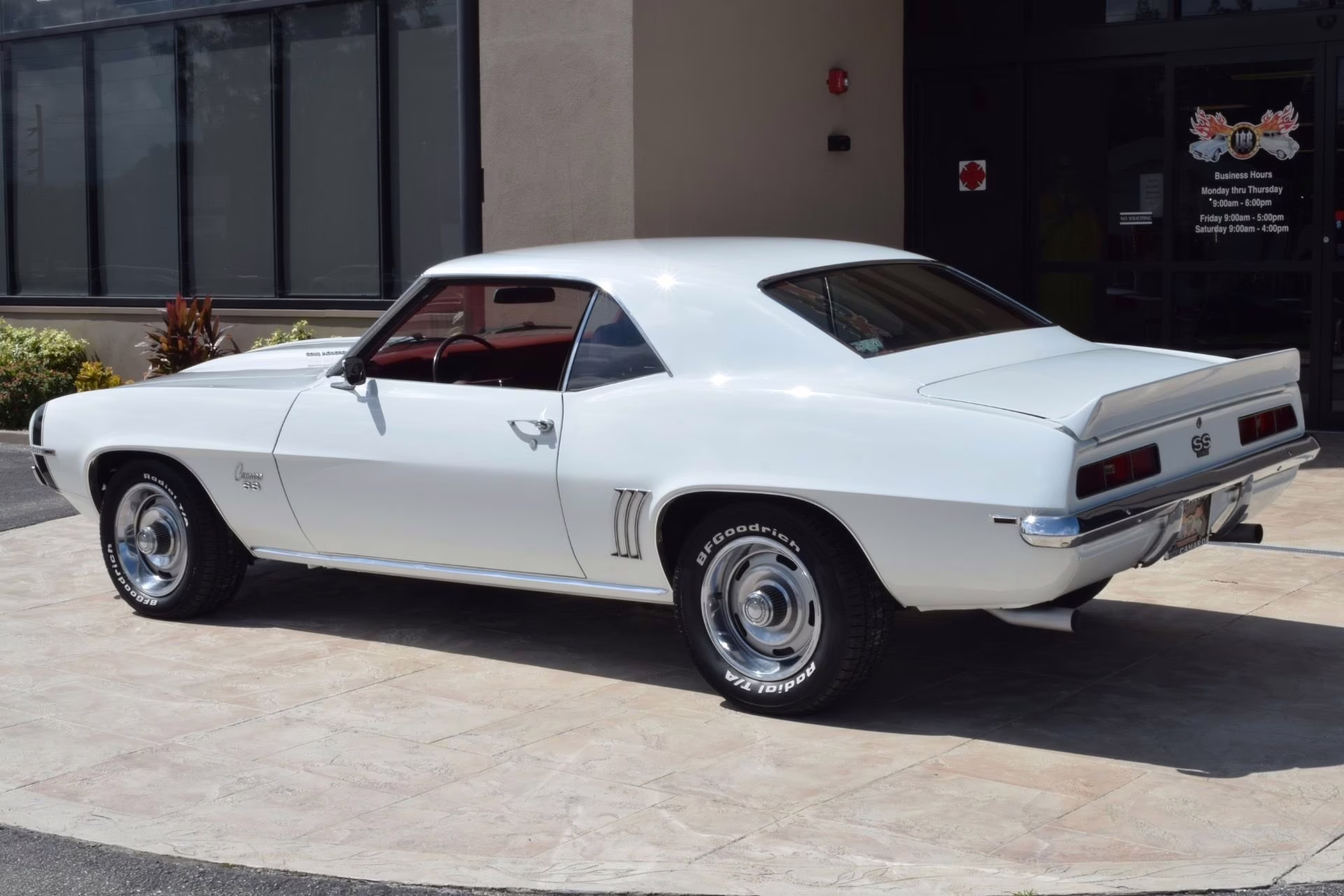 1969 White Chevrolet Camaro