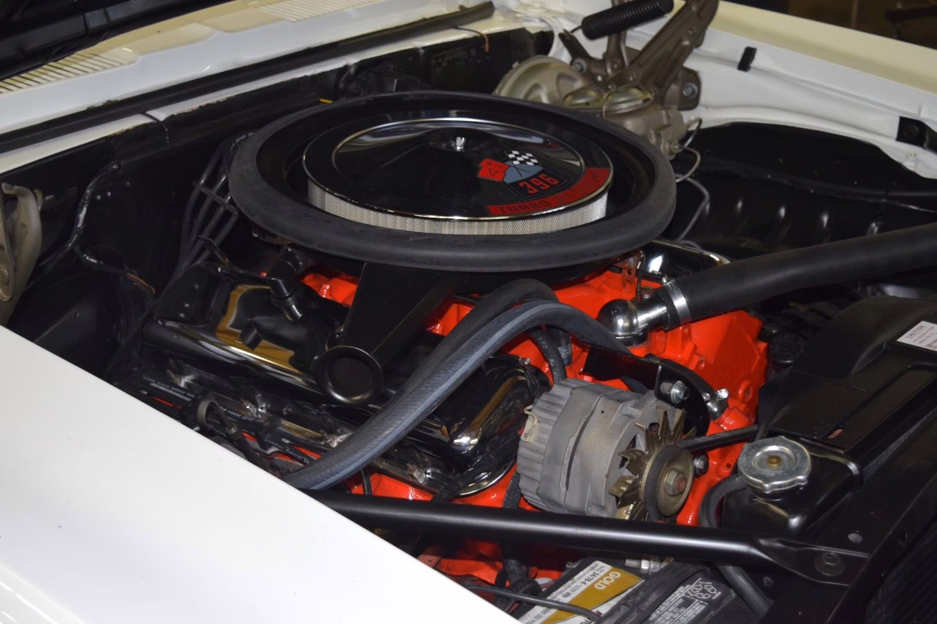 1969 White Chevrolet Camaro