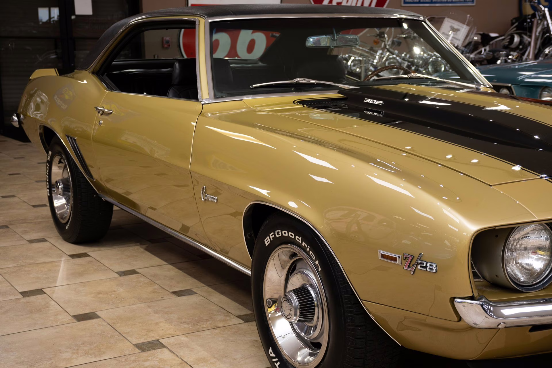 1969 Olympic Gold Chevrolet Camaro