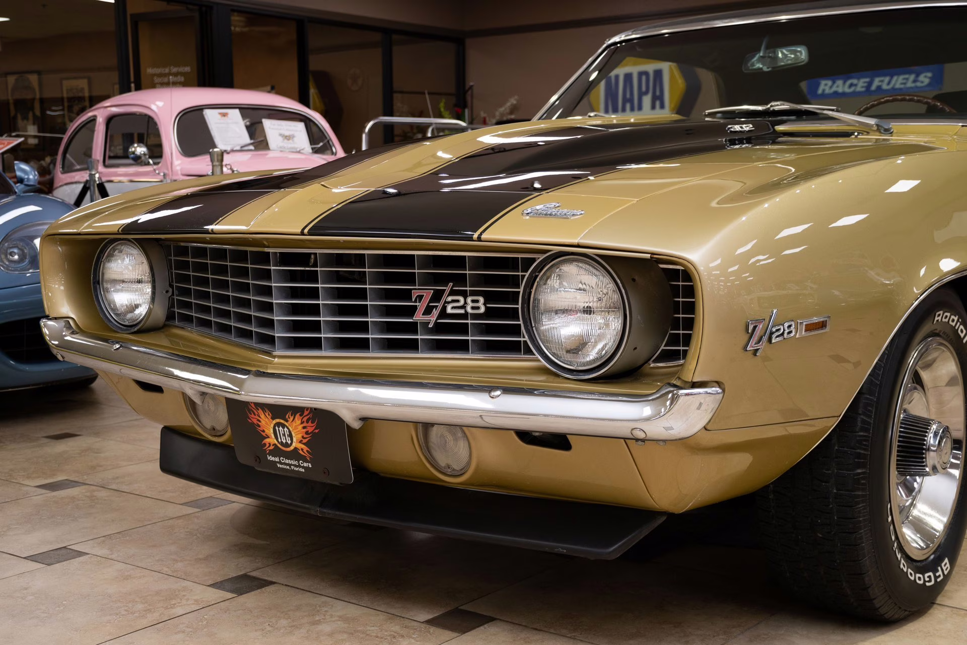 1969 Olympic Gold Chevrolet Camaro