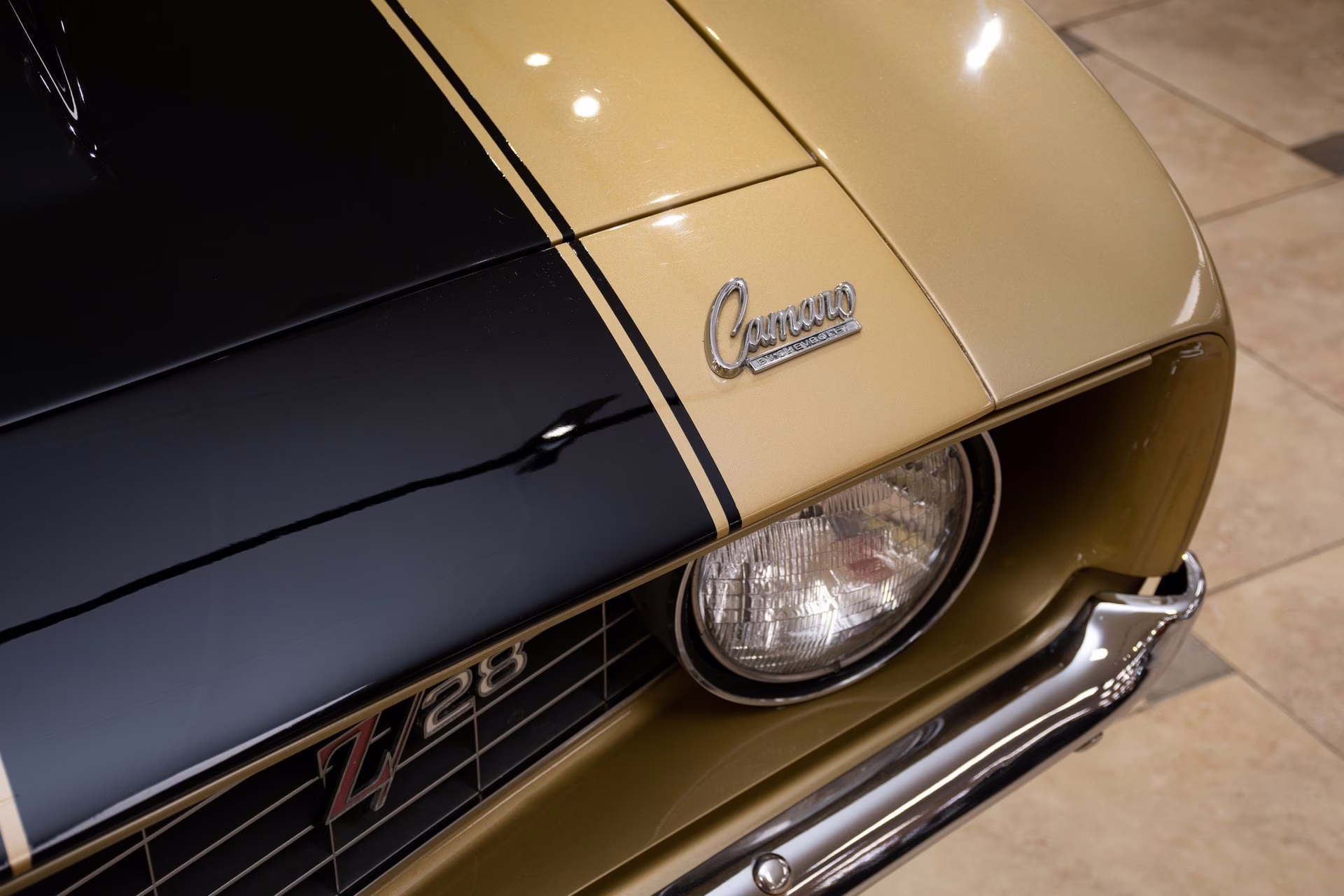 1969 Olympic Gold Chevrolet Camaro