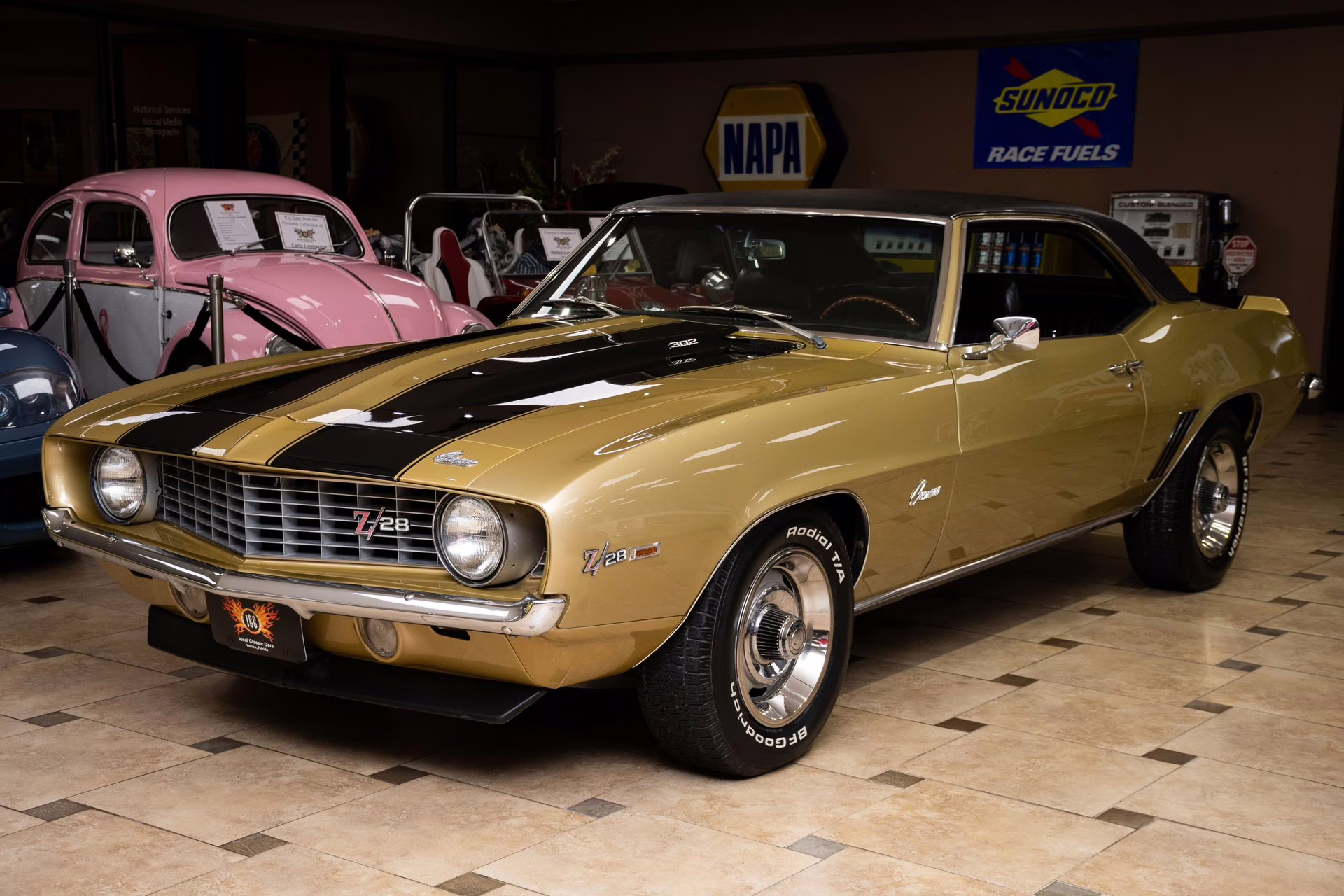 1969 Olympic Gold Chevrolet Camaro